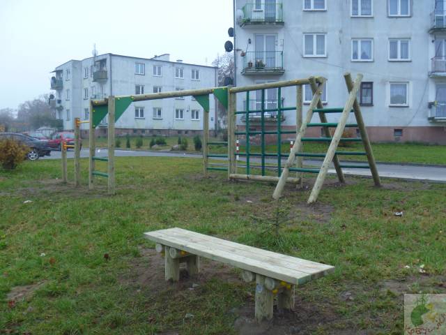 Budowa placu zabaw w miejscowości Kończewo - etap I