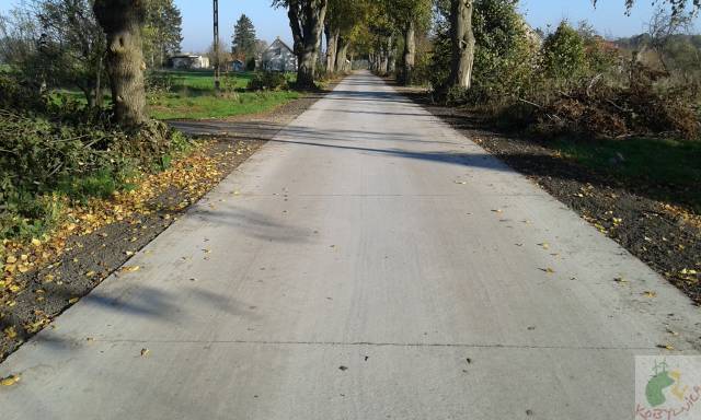 Modernizacja drogi gminnej Nr 114017G w miejscowości Zębowo  - Etap II