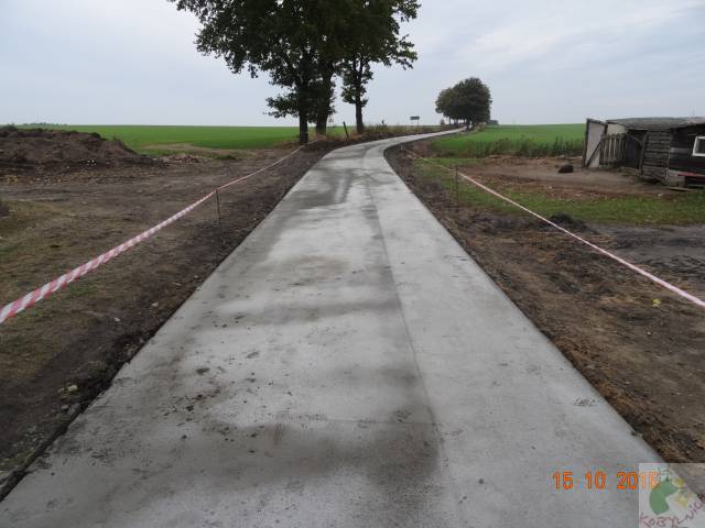 Przebudowa drogi powiatowej Nr 1152 G  Dobrzęcino – Komorczyn – Etap I - w trakcie realizacji