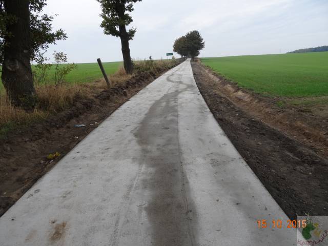 Przebudowa drogi powiatowej Nr 1152 G  Dobrzęcino – Komorczyn – Etap I - w trakcie realizacji