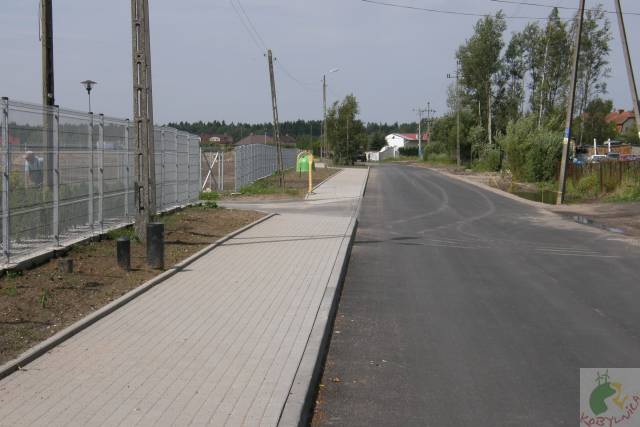 Przebudowa ulicy Leśnej w Bolesławicach