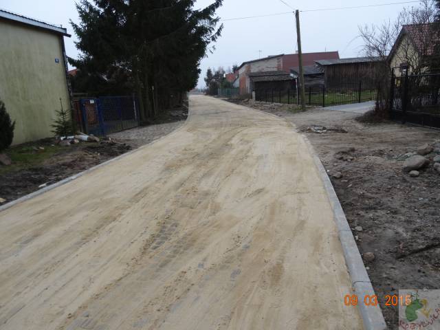 Przebudowa ulicy Polnej w Sycewicach – Etap I